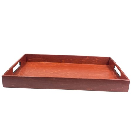 Tray with handles Panairo Lavarna, wood, size 42x28x4.5 cm-3