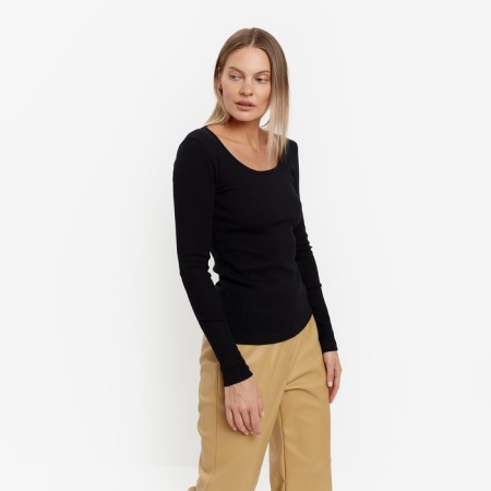 Women's longing, black color, size l (46)-5