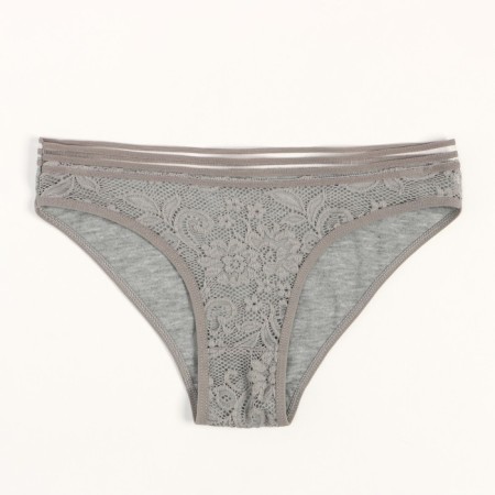 Panties female color gray, size 46-48