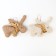 Soft toy "Deer" with a gold bow, 15 cm, color mix