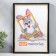 Photo frame plastic 21x30 cm black (589)