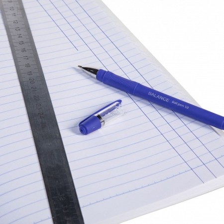 A4 notebook, 96 sheets line are blue, boumvinyl cover, block 60 g/m2-2
