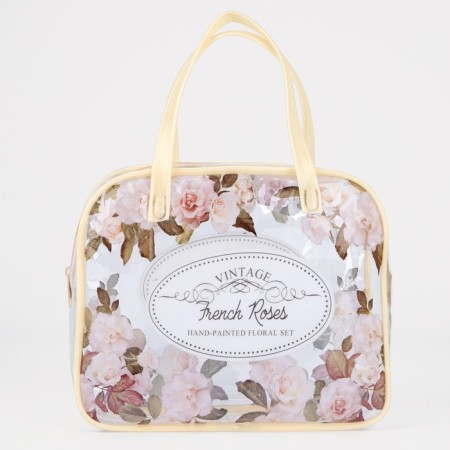 Lightning cosmetic bag, beige color-1