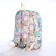 School backpack from textiles on a zipper, 3 pockets, pencil case, color colorful color