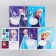 Notebook in a ruler of 12 sheets, 5 types of mix, cover coated cardboard, cold heart