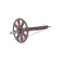 Dubel "Rice tox" DIM, for thermal insulation, with a metal nail, 10x100 mm, 250 pcs
