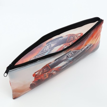 Lightning cosmetic bag, brown color-2