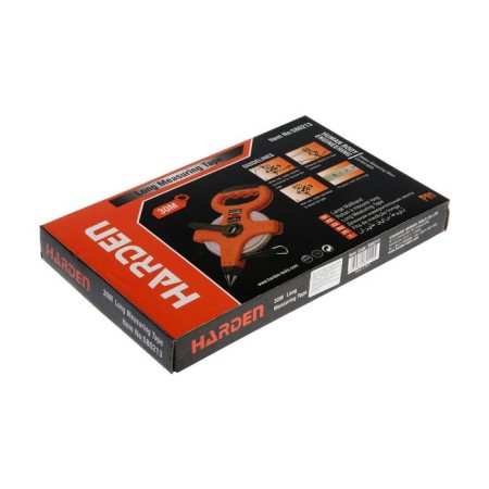 Geodetic roulette Harden 580213, open case, Fiberglass tape, 30m-4
