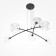 Suspension lamp Maytoni Mod172PL-06B, 6XG4, 20W, 130x340.7 cm, black color