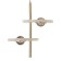 Bayerlux lamp "Imon" 32W LED gold 28x19.5x35cm
