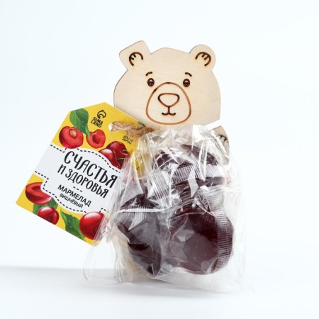 Marmalade with natural cherry juice, 80 g (4 pcs. X 20 g).