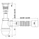 Siphon for sipi "Ani Plast" Varangian C5010, 1 1/2 "x40 mm, with a corrugated pipe 40 x 50 mm
