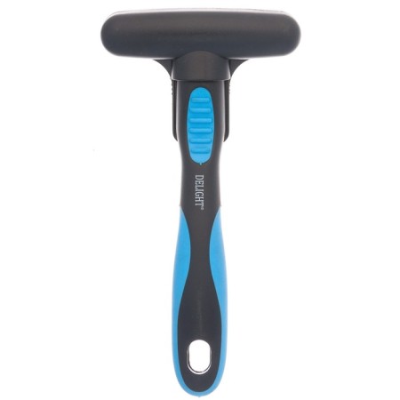 Delight-combed combing, floating small, short teeth 22 mm, black and blue-2