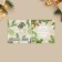 Cards-Mini “Dreams come true in the new year!”, Fir branches 7 x 7 cm, New Year