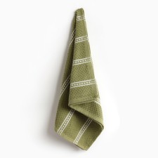 Ethel towel, col. Green, 38x63 cm, 100% HL, Makra