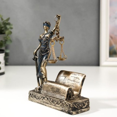 Souvenir Polystone Businessman "Femis - the goddess of justice" 18x13.5x5 cm-2