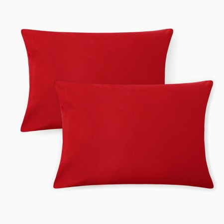 New Year. A set of pillowcases Ethel, 50x70 cm - 2 pcs, red color, 100% cotton, sod