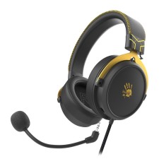 Наушники с микрофоном A4Tech Bloody M590i желтый/серый 1м мониторные USB оголовье (M590I SP   106857