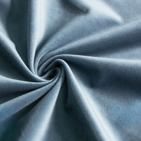 Set of curtains "velvet", size 2x145x270 cm, blue color-2