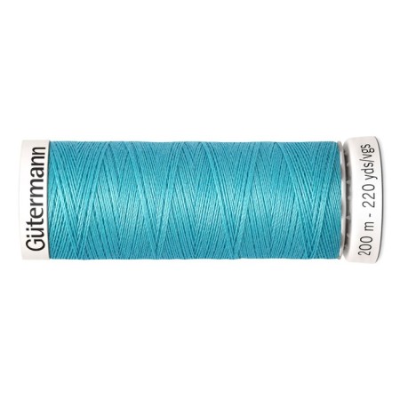 SEW-HALL thread for all materials, 200 m, 748277 (714 moderate aquamarine)