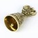 Souvenir bell for graduation "graduate", 8.5 x 3.8 cm