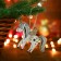 New Year's suspension "Unicorns" 0.5 × 9 × 7.5 cm, one -sided, mix