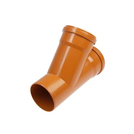 Sewer's tee Flextron, external, d = 110 mm, 45 °-1