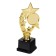 The award figure "Star", the plastic stand is black, 22 x 9.5 x 7.5 cm.