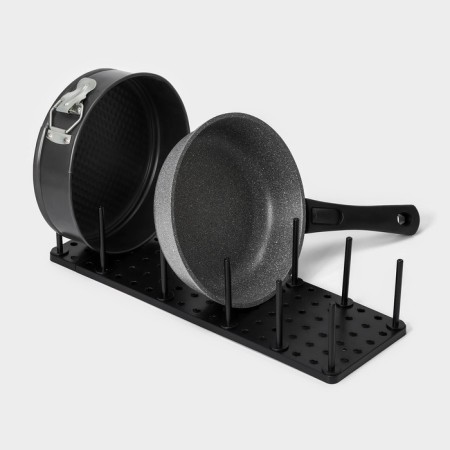 Organizer for boxes with size adjustment, 45 × 15 × 10 cm, black color-2
