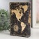 Safe-book wood to the leatherette "Golden Card" 21x13x5 cm