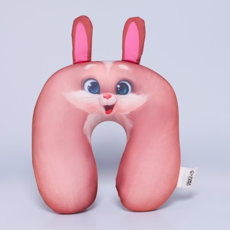 Children's pillow for traveling anti -stress "Bunny"-1
