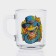 New Year's glass mug for tea "Symbol of the year 2025", 200 ml