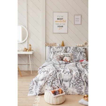 New Year. Bed linen "Ethel" Forest Tale, Euro, 200 × 217 cm, 240 × 220 cm, 70 × 70 cm, 2 pcs-8