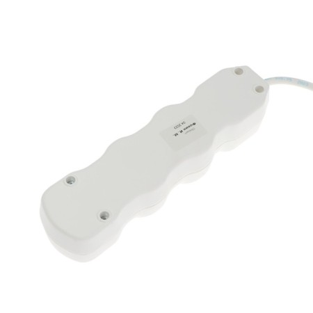 Extension cord Luazon Lighting Eco, 3 sockets, 8 m, 10 A, 2200 W, PVS 3x0.75 mm2, with salary, white-3