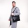 Male bag, black color