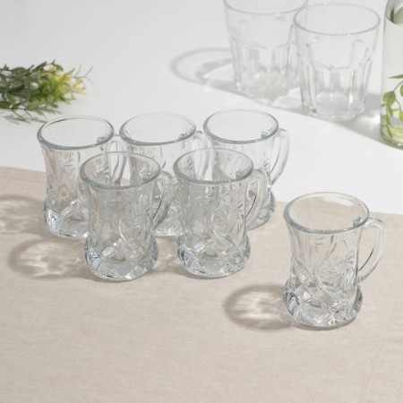 Set of mugs Sunstar, 140 ml, 6 pcs
