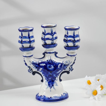 Climb "Romance", Gzhel, Porcelain, 22 cm-2
