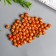 Beads for creativity plastic "Marble. Cinnamon" d = 0.8 cm set 20 grams