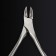 Pedicure nippers "Premium", hidden spring, curved handle, 12.5 cm, blade length - 17 mm, silver color