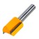 Frases groove Encor Prof 46018, straight, on wood, D = 8 mm, 20 x 19 mm