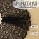 Lace elastic fabric, 195 mm × 2.7 ± 0.5 m, black color
