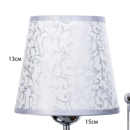 Bra "Emilia" E14 15W chrome 14x26 cm-4