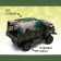Radio -controlled "military" truck, works on the battery, the color is green