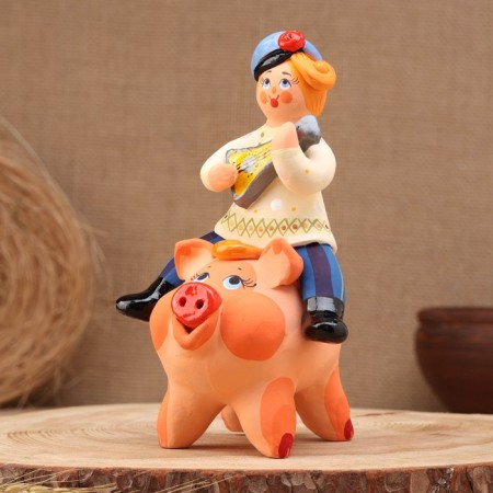 Kovrov toy "dashing guy", ceramics-1