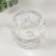 Glass of Glass for 1 candle "boundaries" transparent 8x8x5 cm