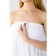Set for the Ethel sauna Pareo (68x150 cm) and Chalma, white color