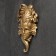 Suspended decor "Venetian mask No. 1" 27x14cm, bronze