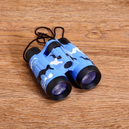 Binoculars 4x, children, plastic, rubber, mix, 10x11 cm-8