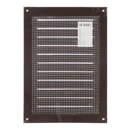 Ventilation grate Zein Lux RM1724KR, 170 x 240 mm, with a grid, metal, brown-7