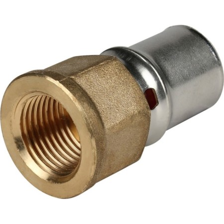 Stout SFP-0002-001220, 1/2 "x 20 mm, internal thread, brass
